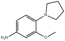 1-(4-amino-2-methoxyphenyl)pyrrolidine Struktur