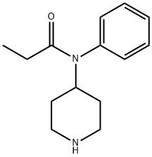 N-Phenyl-N-(4-piperidinyl)propanamide admixture with HCl salt Struktur