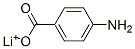 lithium 4-aminobenzoate Structure