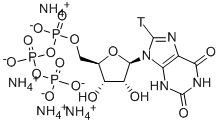 XANTHOSINE-[8-3H] 5'-TRIPHOSPHATE TETRAAMMONIUM SALT 结构式