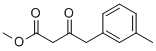 3-氧代-4-(间甲苯基)丁酸甲酯, 160921-88-0, 结构式
