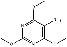 5-Pyrimidinamine, 2,4,6-trimethoxy- (9CI) Structure