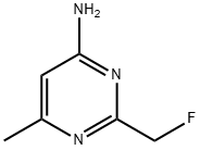 Pyrimidine, 4-amino-2-(fluoromethyl)-6-methyl- (8CI) Structure