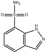 (9CI)-1H-吲唑-7-磺酰胺,160975-45-1,结构式