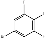 5-ブロモ-1,3-ジフルオロ-2-ヨードベンゼン 化学構造式