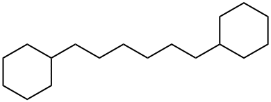 1,6-Dicyclohexylhexane Structure