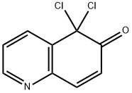 5,5-ジクロロキノリン-6(5H)-オン 化学構造式