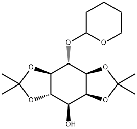 2,3:5,6-DI-O-ISOPROPYLIDENE-4-(TETRAHYDROPYRAN-2-YL)-MYO-INOSITOL,161003-28-7,结构式