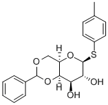 4-Methylphenyl 4,6-O-benzylidene-1-thio-b-D-galactopyranoside Struktur