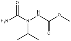 Hydrazinecarboxylic  acid,  2-(aminocarbonyl)-2-(1-methylethyl)-,  methyl  ester 结构式