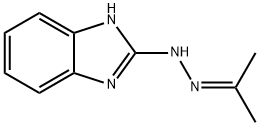 2H-Benzimidazol-2-one,1,3-dihydro-,(1-methylethylidene)hydrazone(9CI) Structure
