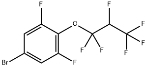 (4-BROMO-2,6-DIFLUOROPHENYL)-1,1,2,3,3,3-HEXAFLUOROPROPYL ETHER,161045-77-8,结构式