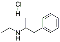 (±)-N-ethyl-alpha-methylphenethylamine hydrochloride Structure