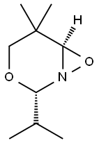 3,7-Dioxa-1-azabicyclo[4.1.0]heptane,5,5-dimethyl-2-(1-methylethyl)-,cis-(9CI),161064-85-3,结构式