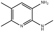 2,3-Pyridinediamine,N2,5,6-trimethyl- Structure