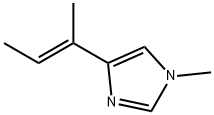 1H-Imidazole,1-methyl-4-(1-methyl-1-propenyl)-,(E)-(9CI) Structure