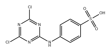 N-(4,6-dichloro-1,3,5-triazin-2-yl)sulphanilic acid Structure