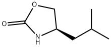 (4R)-4-Isobutyl-2-oxazolidinone Structure