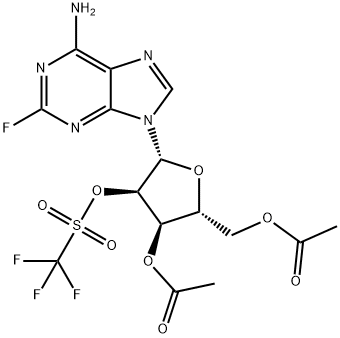 酢酸((2R,3R,4R,5R)-3-アセトキシ-5-(6-アミノ-2-フルオロ-9H-プリン-9-イル)-4-(((トリフルオロメチル)スルホニル)オキシ)テトラヒドロフラン-2-イル)メチル price.