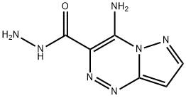 4-Aminopyrazolo[5,1-c][1,2,4]triazine-3-carboxylic acid hydrazide 结构式