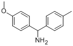 (4-methoxyphenyl)(4-methylphenyl)methylamine Structure