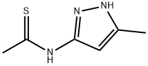 Ethanethioamide,  N-(5-methyl-1H-pyrazol-3-yl)- Structure