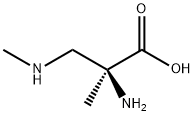 2-AMINO-2-METHYL-3-METHYLAMINO-PROPANOIC ACID Structure