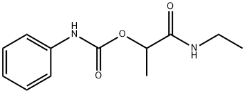 N-Ethyl-2-(phenylcarbamoyloxy)propanamide Structure