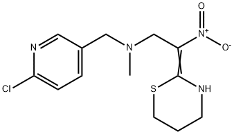 N-[(6-chloro-3-pyridinyl)methyl]-N-methyl-2-nitro-2-(1,3-thiazinan-2-yliden)-1-ethanamine Structure