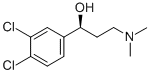 (S)-1-(3,4-DICHLORO-PHENYL)-3-DIMETHYLAMINO-PROPAN-1-OL
 Structure