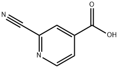 2-CYANO-4-PYRIDINE CARBOXYLIC ACID Structure