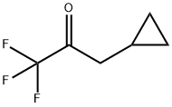 2-Propanone,  3-cyclopropyl-1,1,1-trifluoro- 结构式