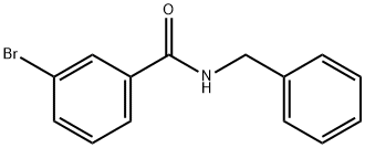 N-苄基-3-溴苯甲酰胺,161258-41-9,结构式