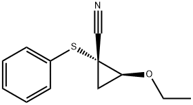 161262-84-6 Cyclopropanecarbonitrile, 2-ethoxy-1-(phenylthio)-, cis- (9CI)