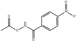 N-Acetyloxy-p-nitrobenzamide Structure