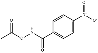 N-Acetyloxy-p-nitrobenzamide 结构式