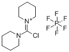 Chlorodipiperidinocarbenium hexafluorophosphate Struktur