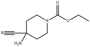 1-피페리딘카르복실산,4-아미노-4-시아노-,에틸에스테르(9CI)