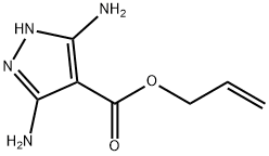 prop-2-en-1-yl3,5-diamino-1H-pyrazole-4-carboxylate 化学構造式