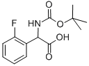 N-BOC-DL-2-氟苯甘氨酸, 161330-30-9, 结构式
