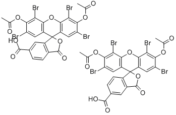 羧基曙红二乙酸酯 结构式