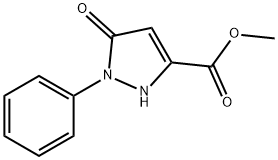 Methyl 5-oxo-1-phenyl-2,5-dihydro-1H-pyrazole-3-carboxylate Struktur