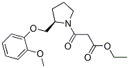 ethyl 3-[(2R)-2-[(2-methoxyphenoxy)methyl]pyrrolidin-1-yl]-3-oxo-propa noate Structure