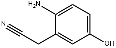 Benzeneacetonitrile, 2-amino-5-hydroxy- (9CI),161368-64-5,结构式