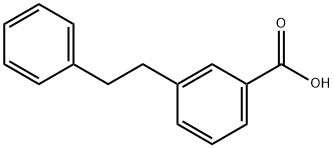 BENZOIC ACID,3-(2-PHENYLETHYL)- Struktur