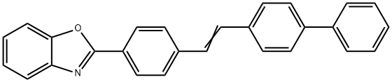 2-[4-(2-[1,1'-biphenyl]-4-ylvinyl)phenyl]benzoxazole Structure