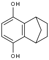 3,6-ジヒドロキシベンゾノルボルナン 化学構造式