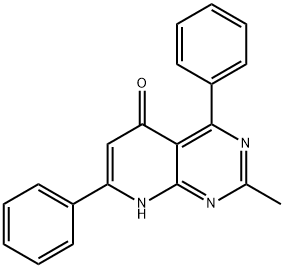 Pyrido[2,3-d]pyrimidin-5(8H)-one, 2-methyl-4,7-diphenyl- 结构式