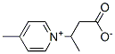 Pyridinium, 1-(2-carboxy-1-methylethyl)-4-methyl-, inner salt (9CI),161470-77-5,结构式