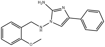 N1-(2-Methoxybenzyl)-4-phenyl-1H-imidazole-1,2-diamine Structure